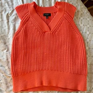 Banana Republic Coral Orange Sweater - Large